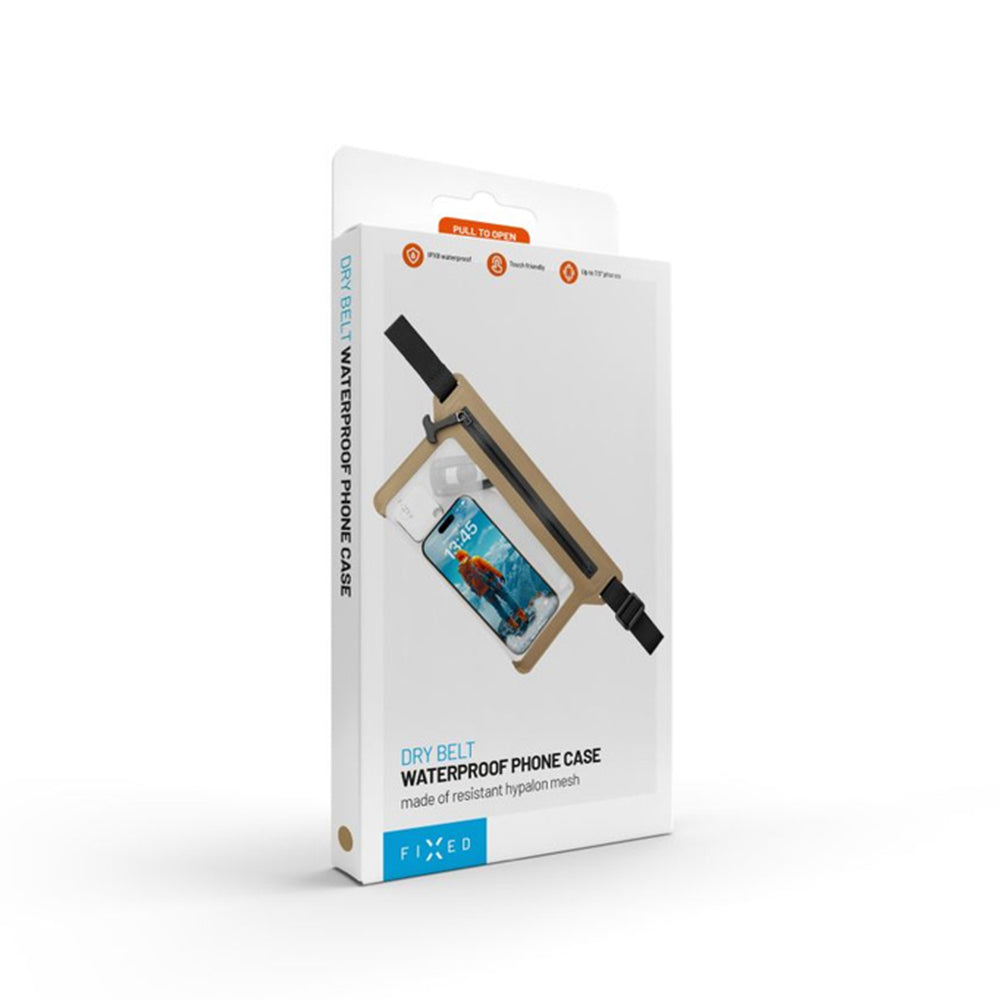 Riñonera Waterproof Fixed, Universal, Beige