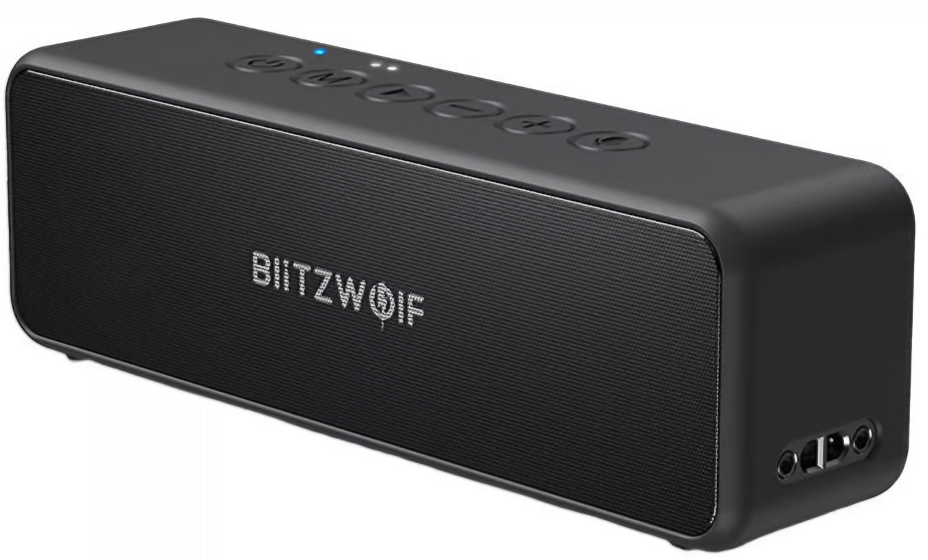 Altavoz Bluetooth BlitzWolf BW-WA4, 30W, TWS, Impermeable, Negro