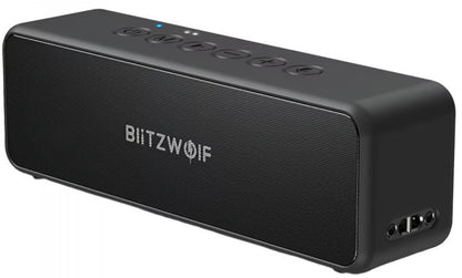 Altavoz Bluetooth BlitzWolf BW-WA4, 30W, TWS, Impermeable, Negro
