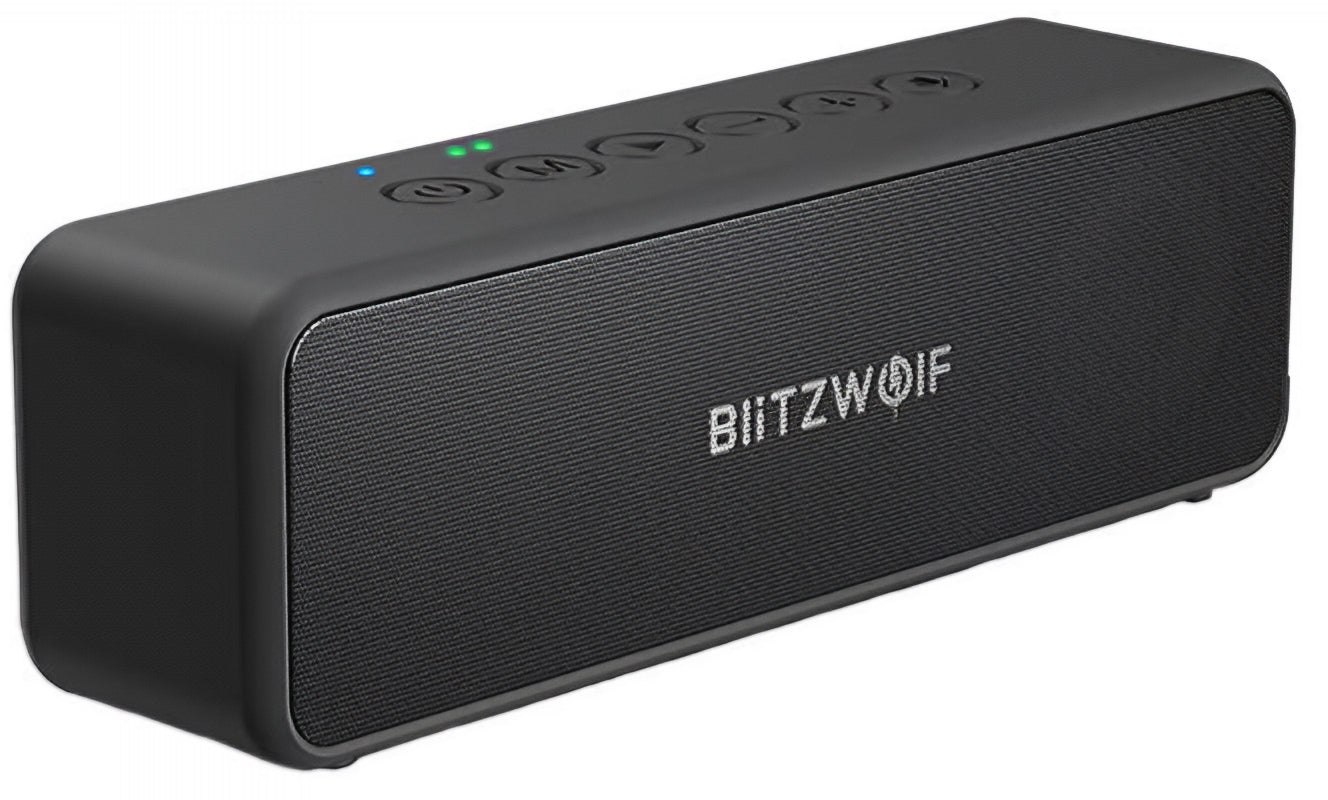 Altavoz Bluetooth BlitzWolf BW-WA4, 30W, TWS, Impermeable, Negro
