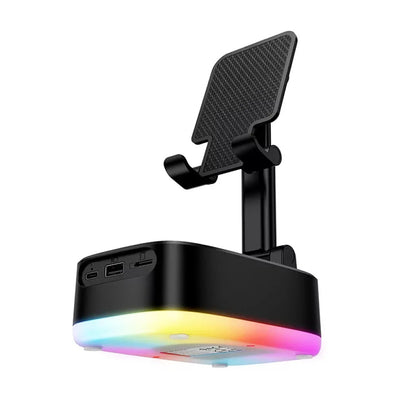 Altavoz Bluetooth Borofone BR200 Marea 2en1, 5W, TWS, RGB, Negro