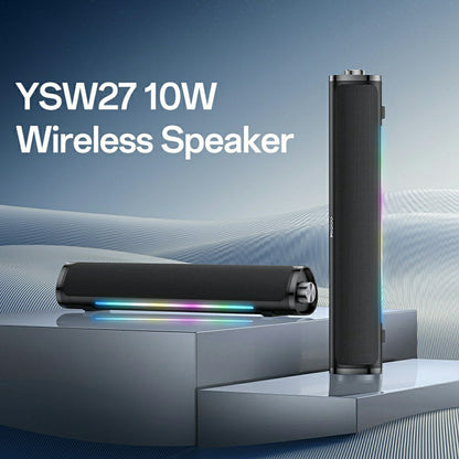 Altavoz Bluetooth Yesido YSW27, 10W, RGB, Negro