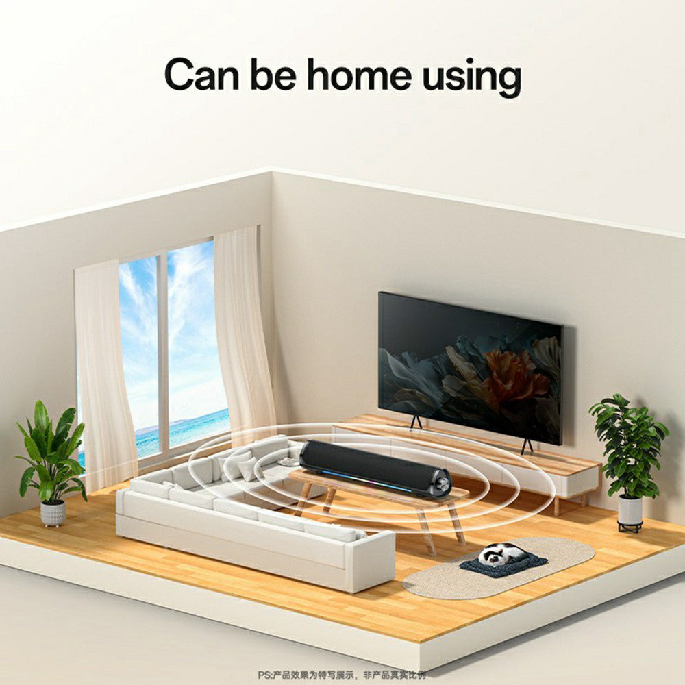 Altavoz Bluetooth Yesido YSW27, 10W, RGB, Negro