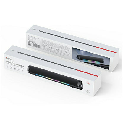 Altavoz Bluetooth Yesido YSW27, 10W, RGB, Negro