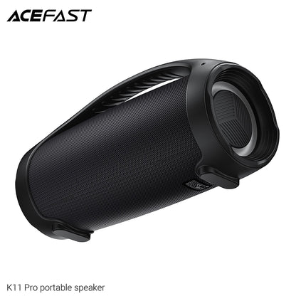 Acefast K11 Pro Portable Bluetooth Speaker, 102W, RGB, TWS, Waterproof, Black