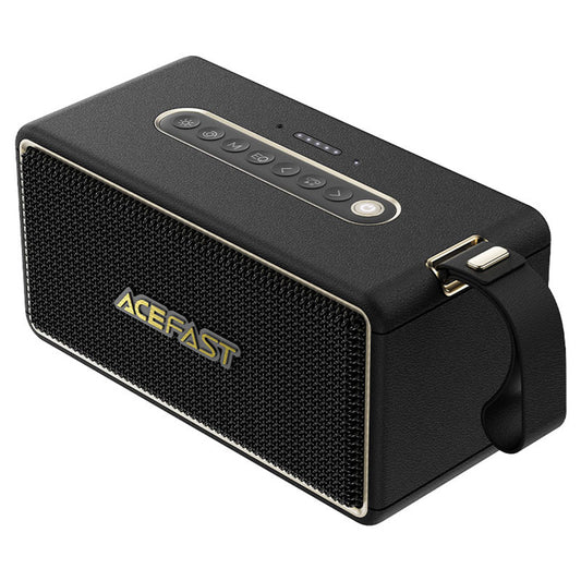Altavoz Portátil Bluetooth Acefast K3 Max, 80W, RGB, Impermeable, Negro