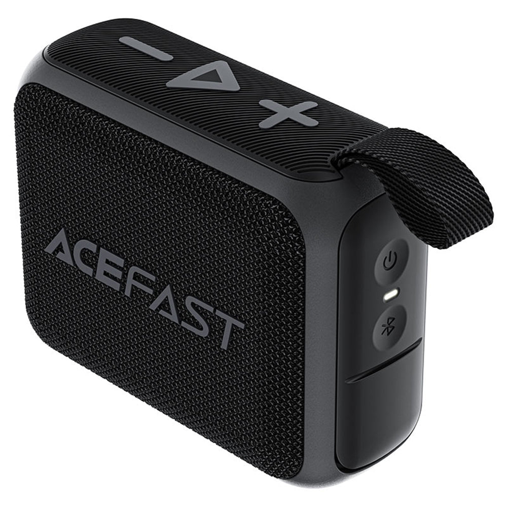 Acefast K4 Go Portable Bluetooth Speaker, 5W, Waterproof, Black