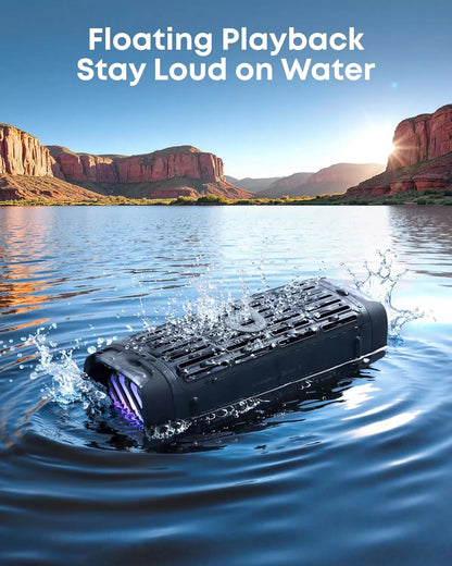 Altavoz Portátil Bluetooth Anker SoundCore Boom 3i, 50W, RGB, Impermeable, Negro D5100010