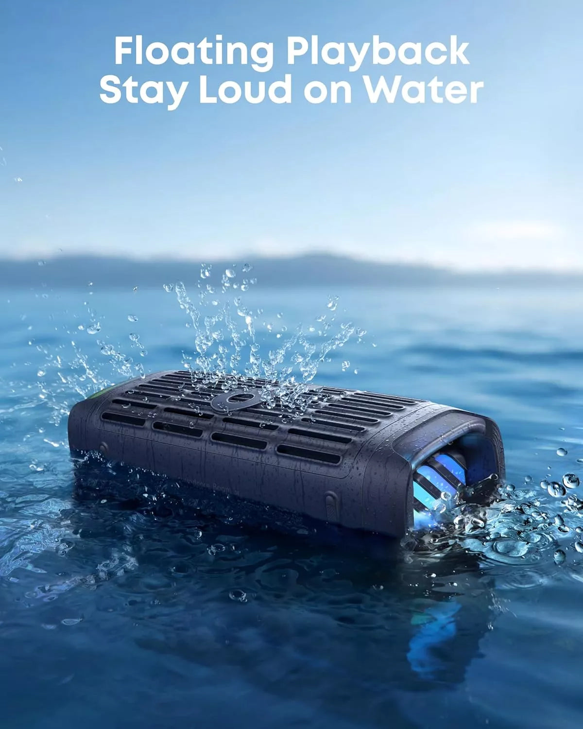 Altavoz Portátil Bluetooth Anker SoundCore Boom 3i, 50W, RGB, Impermeable, Azul D5100030