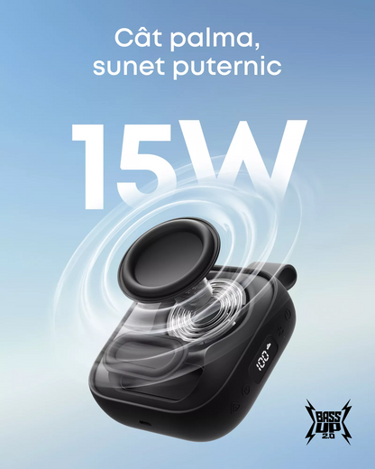 Altavoz portátil Bluetooth Anker SoundCore Boom Go 3i, 15W, TWS, RGB, impermeable, negro D5103010