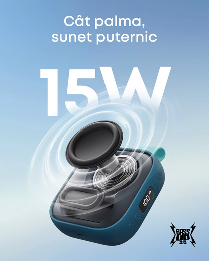 Altavoz portátil Bluetooth Anker SoundCore Boom Go 3i, 15W, TWS, RGB, impermeable, azul D5103030