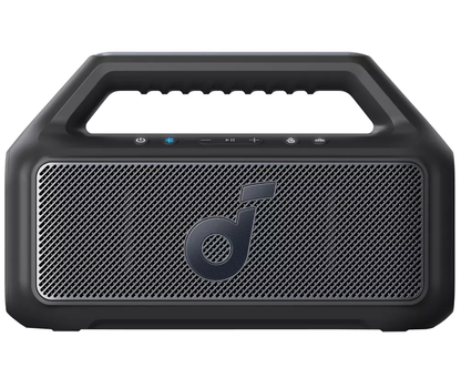 Altavoz Portátil Bluetooth Anker SoundCore Boom 2 Nueva Versión, 80W, TWS, RGB, Resistente al Agua, Negro A3138012
