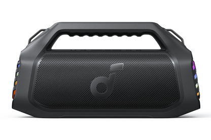 Altavoz portátil Bluetooth Anker SoundCore Boom 2 Plus Nueva Versión, 140W, TWS, RGB, Resistente al agua, Negro A3134012