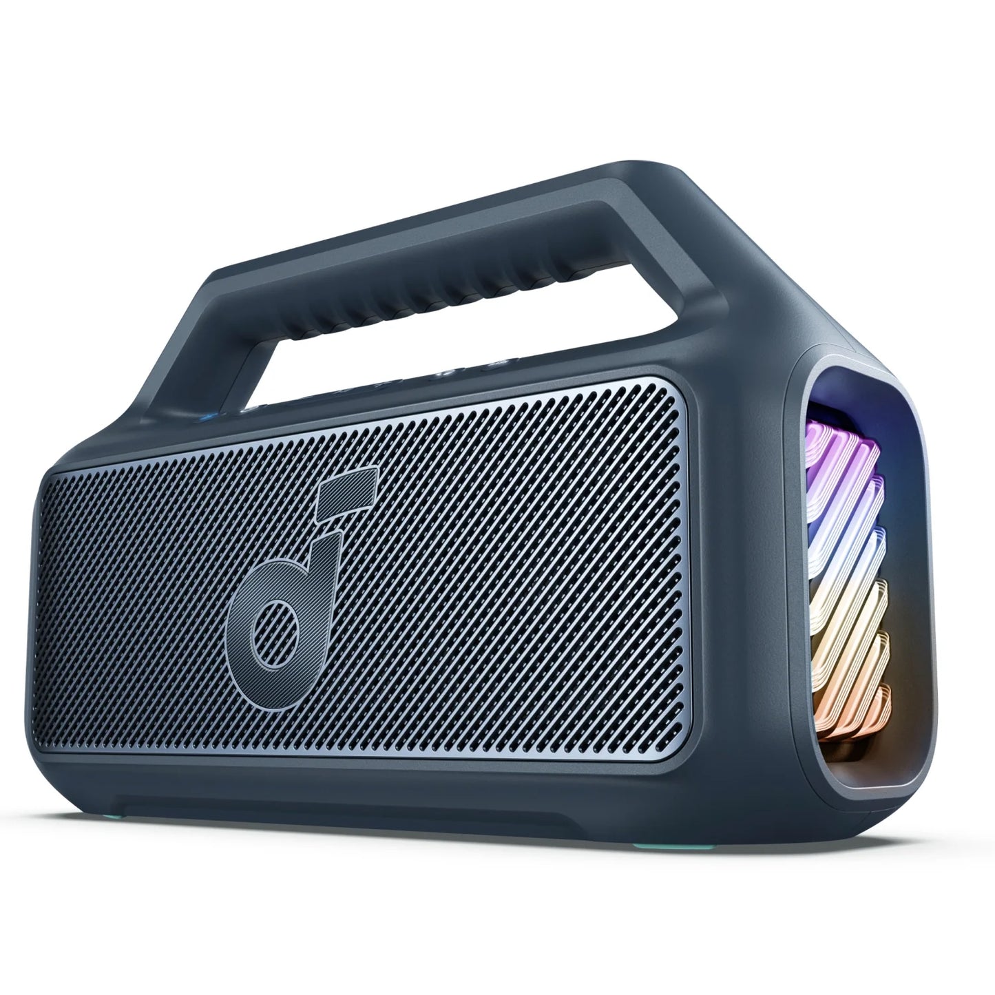 Altavoz Bluetooth portátil Anker SoundCore Boom 2, 80 W, RGB, resistente al agua, azul A3138031 