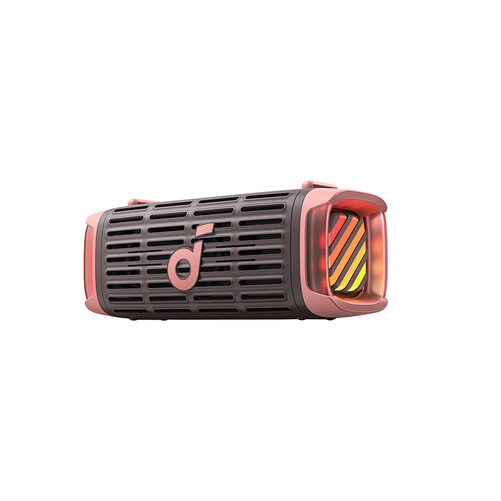 Altavoz portátil Bluetooth Anker SoundCore Boom 3i, 50W, RGB, impermeable, Marrón Rosa D5100080