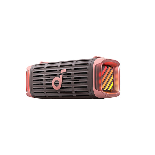Altavoz portátil Bluetooth Anker SoundCore Boom 3i, 50W, RGB, impermeable, Marrón Rosa D5100080