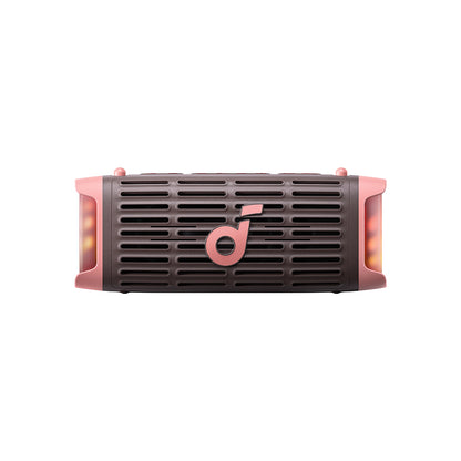 Altavoz portátil Bluetooth Anker SoundCore Boom 3i, 50W, RGB, impermeable, Marrón Rosa D5100080