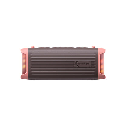 Altavoz portátil Bluetooth Anker SoundCore Boom 3i, 50W, RGB, impermeable, Marrón Rosa D5100080