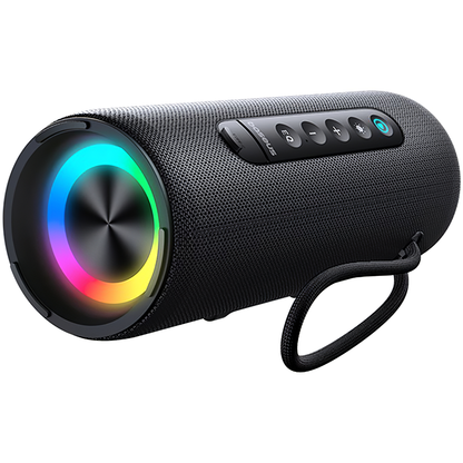 Altavoz Bluetooth portátil Baseus AeQur V020, 2 x 7,5 W, TWS, RGB, resistente al agua, negro A20067900117-00 