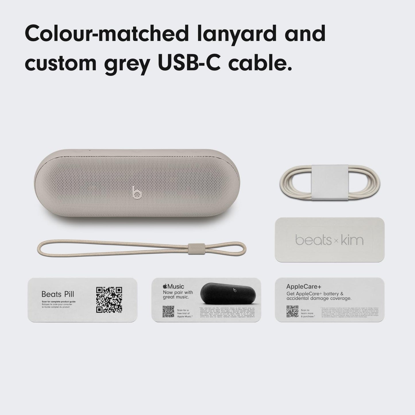 Altavoz Portátil Bluetooth Beats Pill Kim Kardashian Edition, Gris MAX24ZM/A
