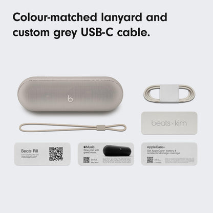 Altavoz Portátil Bluetooth Beats Pill Kim Kardashian Edition, Gris MAX24ZM/A