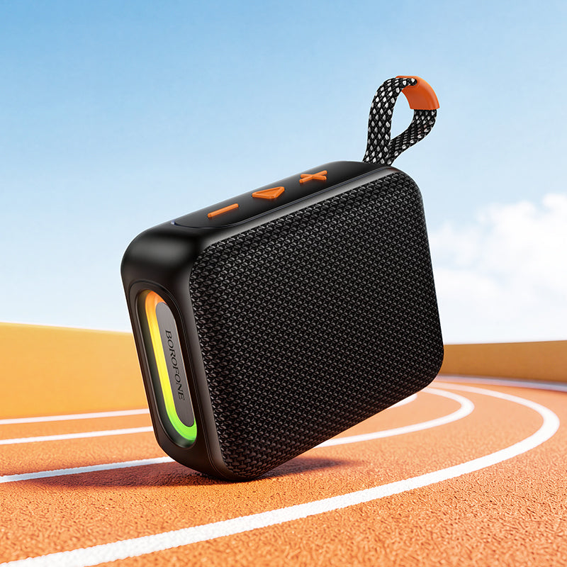 Altavoz portátil Bluetooth Borofone BR106 Felicitous, 8 W, TWS, RGB, negro