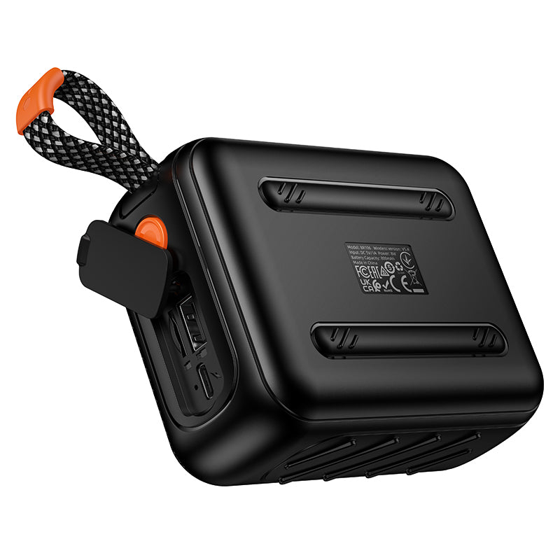 Altavoz portátil Bluetooth Borofone BR106 Felicitous, 8 W, TWS, RGB, negro