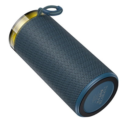 Altavoz portátil Bluetooth Borofone BR105 Loud, 10W, TWS, RGB, Azul marino