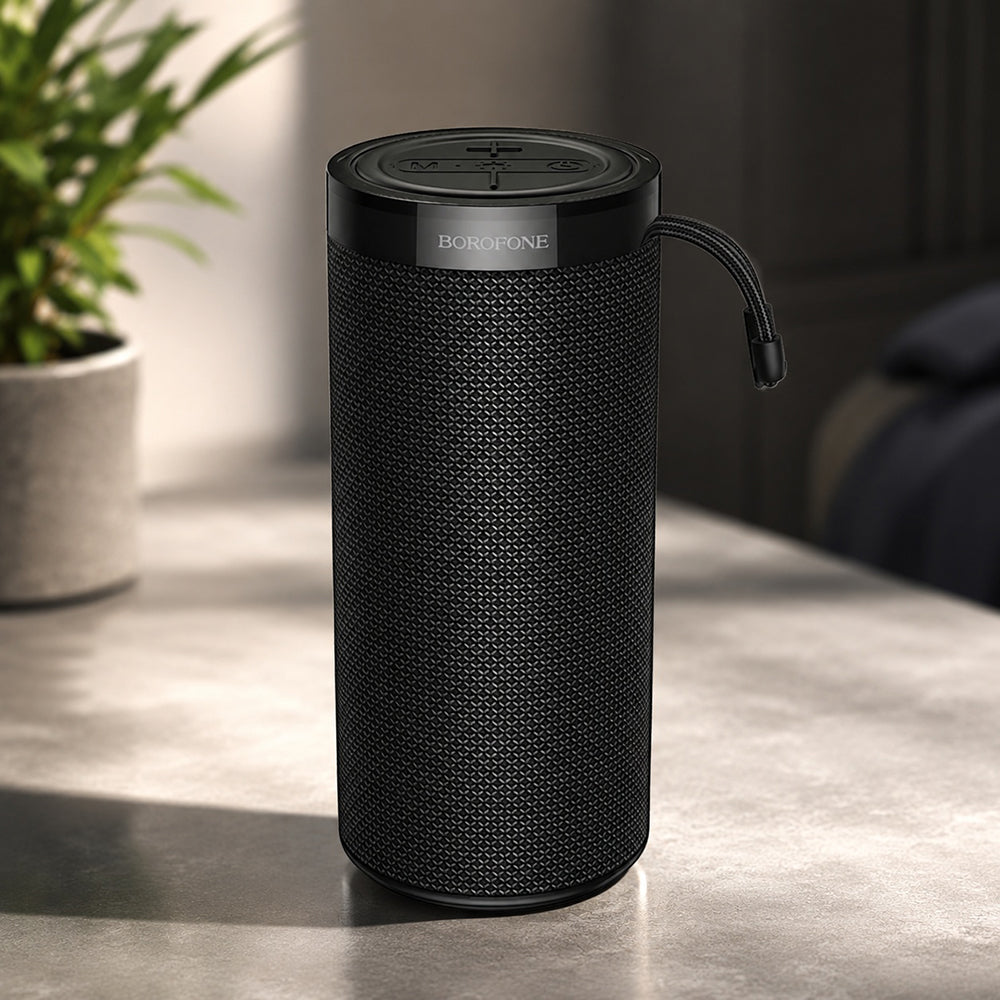 Altavoz portátil Bluetooth Borofone BR105 Loud, 10W, TWS, RGB, Azul marino