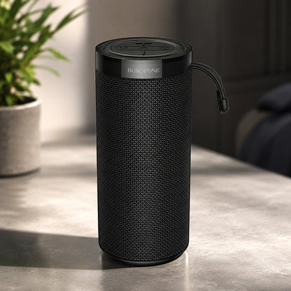 Altavoz portátil Bluetooth Borofone BR105 Loud, 10W, TWS, RGB, Azul marino