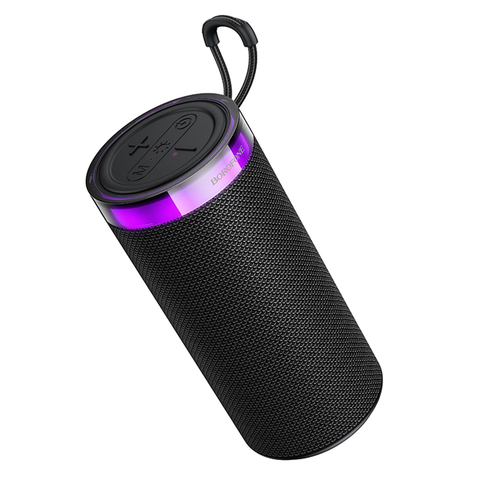 Altavoz portátil Bluetooth Borofone BR105 Loud, 10W, TWS, RGB, Gris