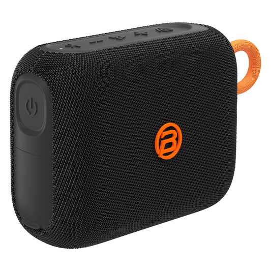 Altavoz portátil Bluetooth Bugani Rove Go 5, 12W, TWS, impermeable, negro