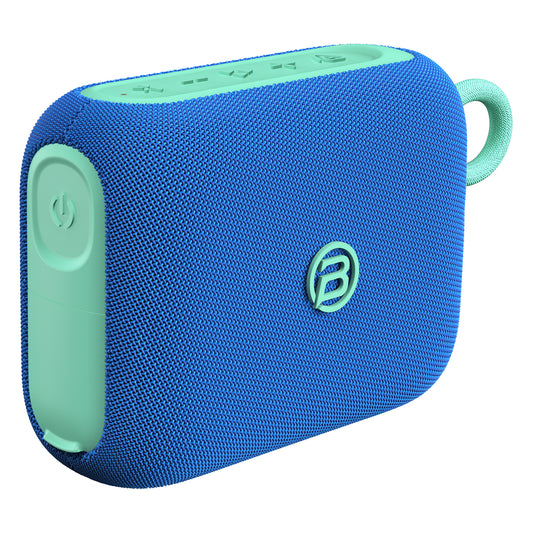 Altavoz portátil Bluetooth Bugani Rove Go 5, 12W, TWS, impermeable, azul
