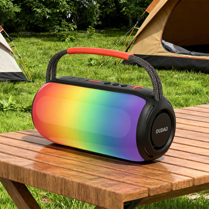 Altavoz Portátil Bluetooth Dudao Y21, 2 x 5W, TWS, RGB, Negro