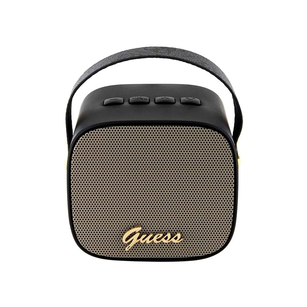 Altavoz Portátil Bluetooth Guess 4G Script Logo, 5W, Negro