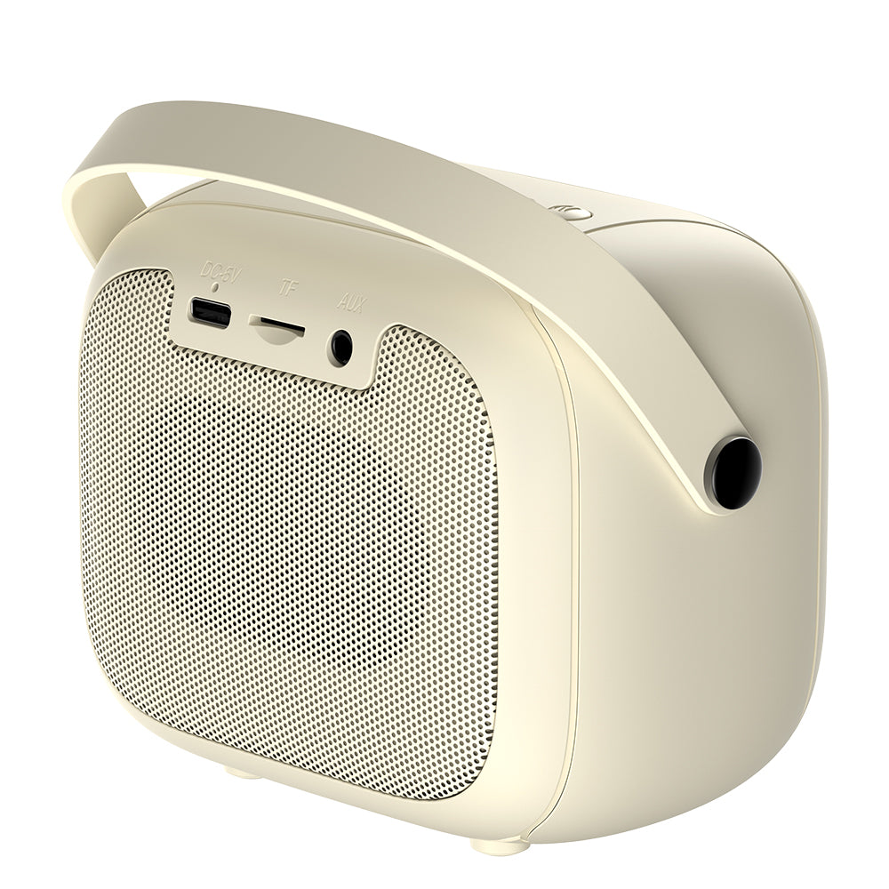 Altavoz Portátil Bluetooth HAVIT SK818BT Karaoke, 5W, RGB, Impermeable, Beige