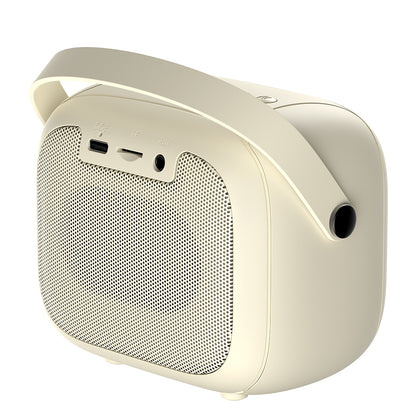 Altavoz Portátil Bluetooth HAVIT SK818BT Karaoke, 5W, RGB, Impermeable, Beige