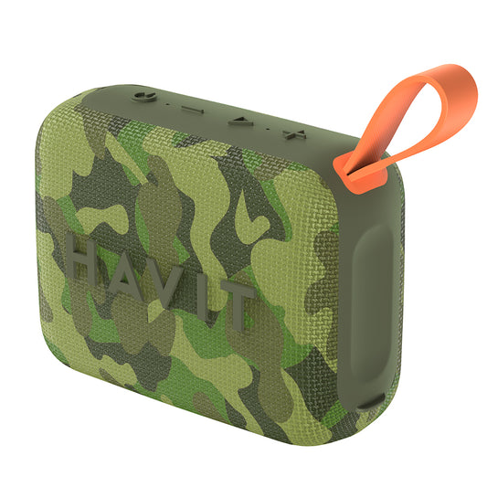 Altavoz Portátil Bluetooth HAVIT SK874BT, 8W, Impermeable, Camuflaje