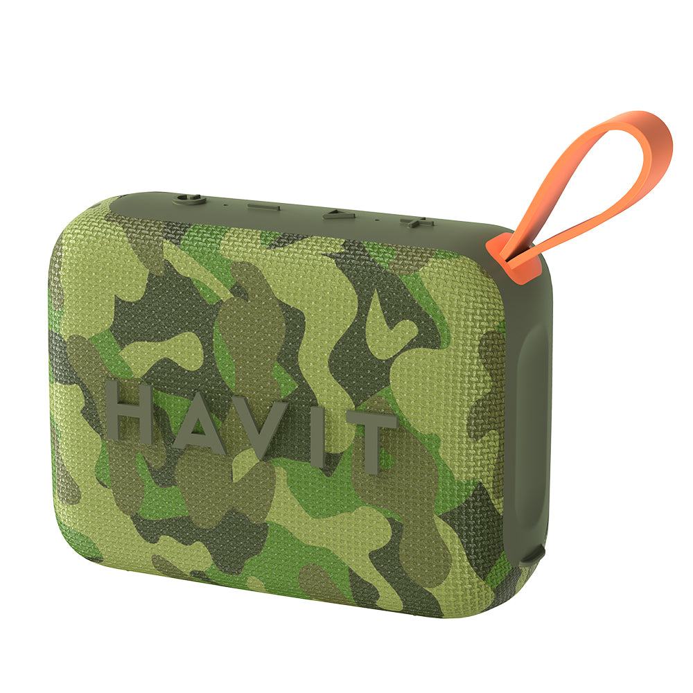 Altavoz Portátil Bluetooth HAVIT SK874BT, 8W, Impermeable, Camuflaje
