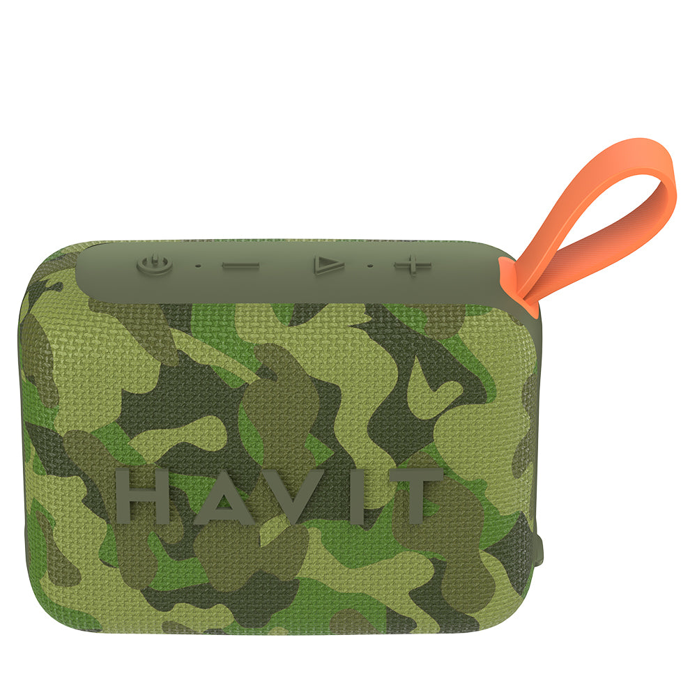 Altavoz Portátil Bluetooth HAVIT SK874BT, 8W, Impermeable, Camuflaje