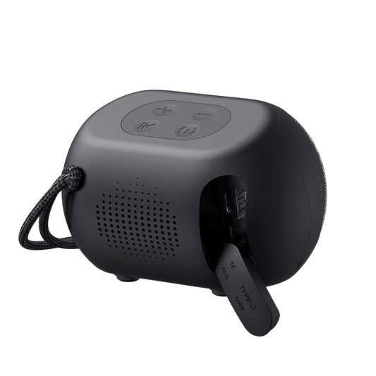 Altavoz Portátil Bluetooth HAVIT SK885BT, 8W, RGB, Impermeable, Negro