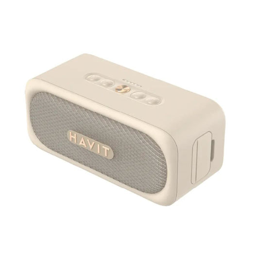 Altavoz Bluetooth HAVIT SK905BT, 20W, Impermeable, Beige