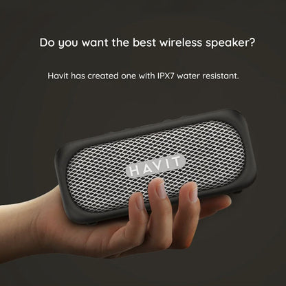 Altavoz Bluetooth HAVIT SK905BT, 20W, Impermeable, Beige