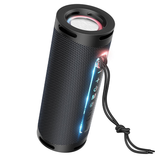 Altavoz Portátil Bluetooth HOCO HC9 Dazzling Pulse Sports, 10W, TWS, RGB, Negro