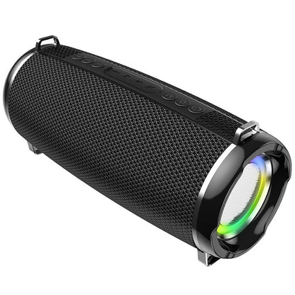 Altavoz Portátil Bluetooth HOCO HC2, 2 x 5W, TWS, RGB, Negro