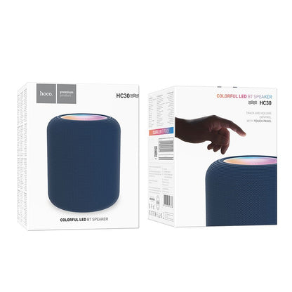 Altavoz Portátil Bluetooth HOCO HC30, 5W, TWS, RGB, Azul
