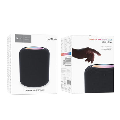 Altavoz Portátil Bluetooth HOCO HC30, 5W, TWS, RGB, Negro