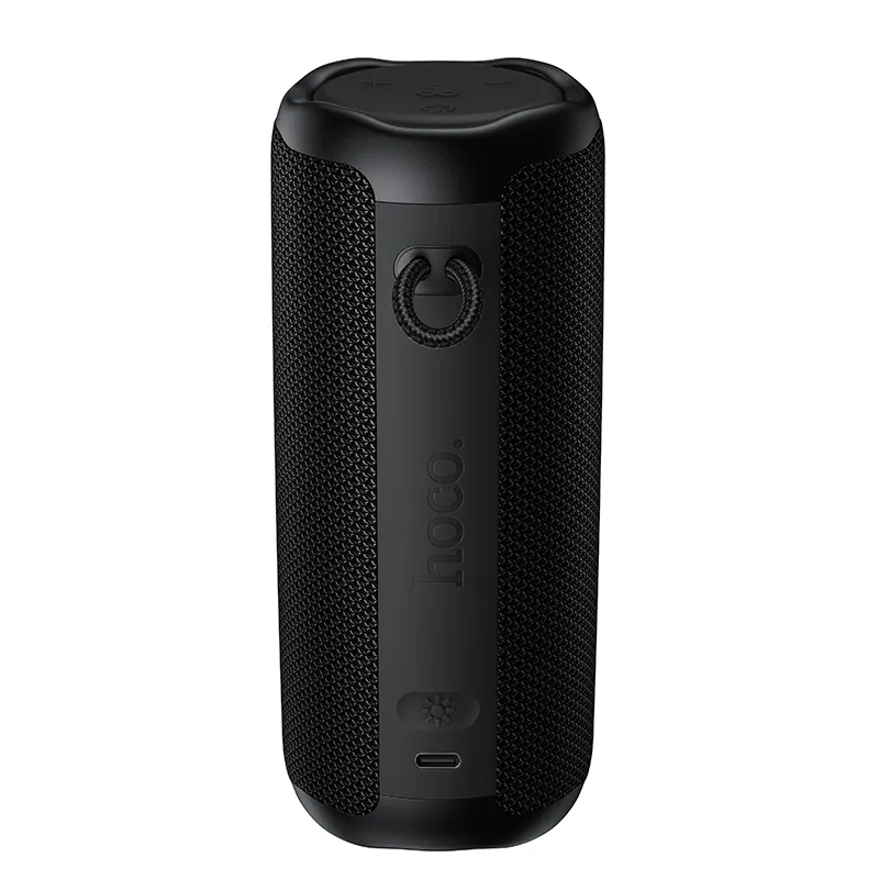 Altavoz Portátil Bluetooth HOCO HC50, 8W, TWS, RGB, Impermeable, Negro