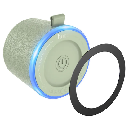 Altavoz Portátil Bluetooth HOCO HC49 Mini Magnético, 8W, TWS, Verde