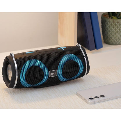 Altavoz Portátil Bluetooth HOCO HC12, 10W, RGB, Impermeable, Negro